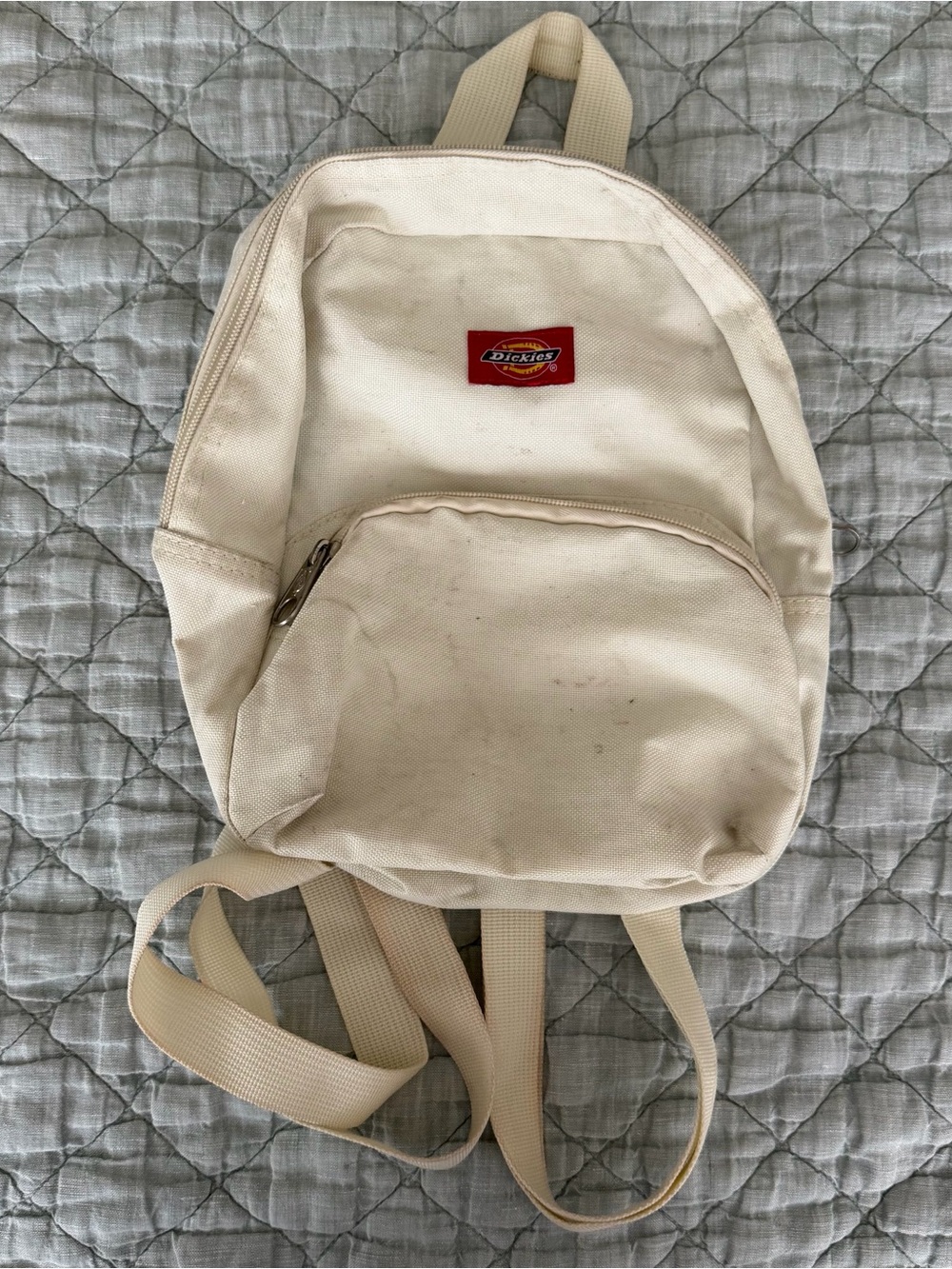 Dickies MINI Cream Canvas Backpack